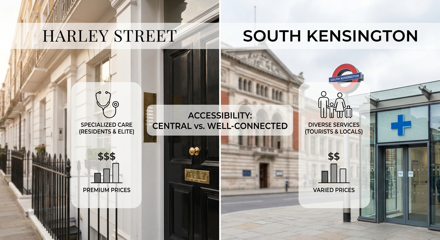 Harley Street vs South Kensington: A Guide to London's Combined Private Clinics for Residents and Tourists